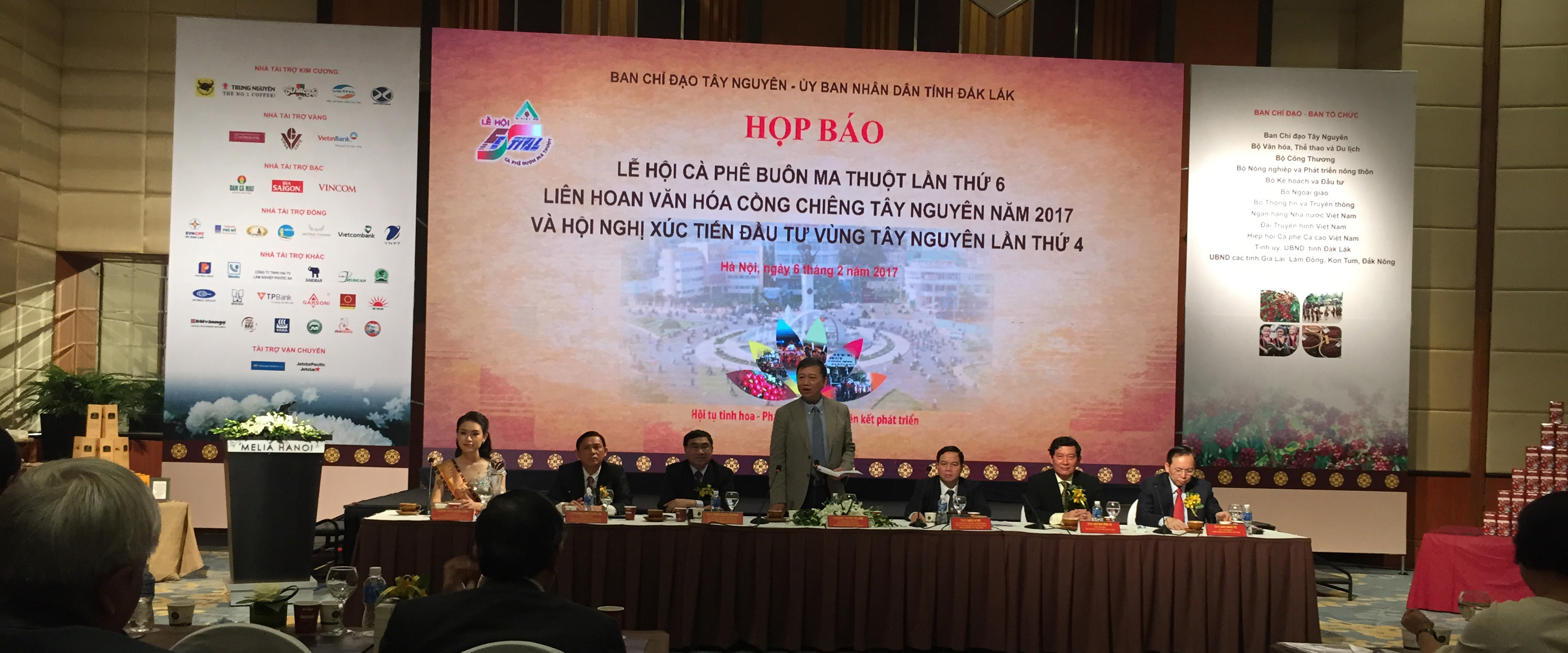 Họp báo Lễ Hội Cà Phê 2017  tại Hà Nội