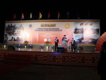 THE CAMBODIA - LAOS - VIETNAM TRIANGLE DEVELOPMENT COOPERATION EXHIBITION - FAIR IN KON TUM - 2012